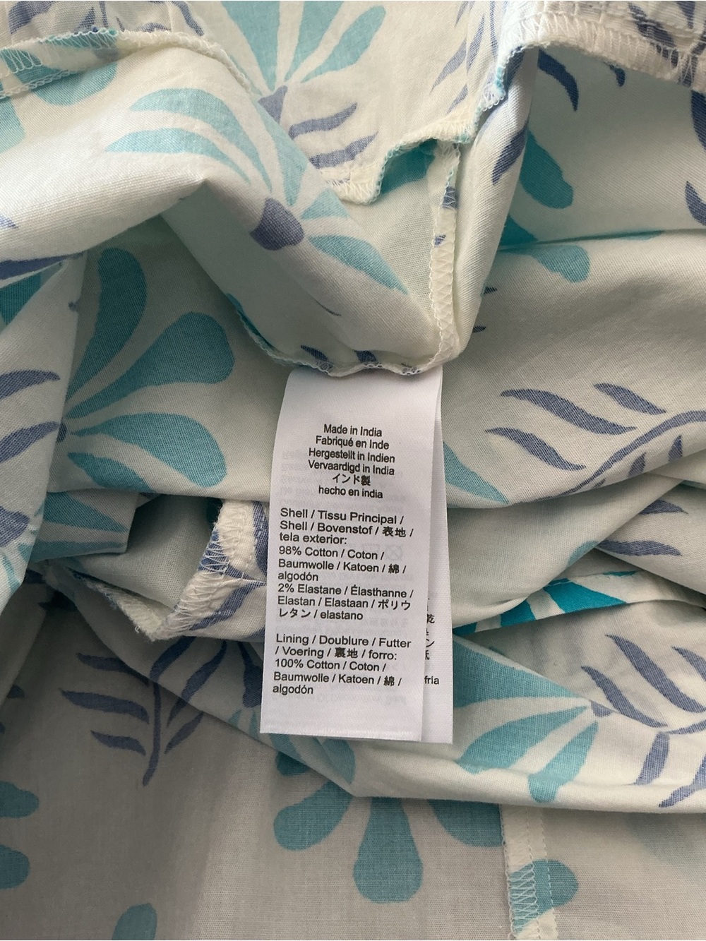 J.Crew Block-Print Botanical Tiered Maxi Dress - Size 14 - Picture 4 of 4